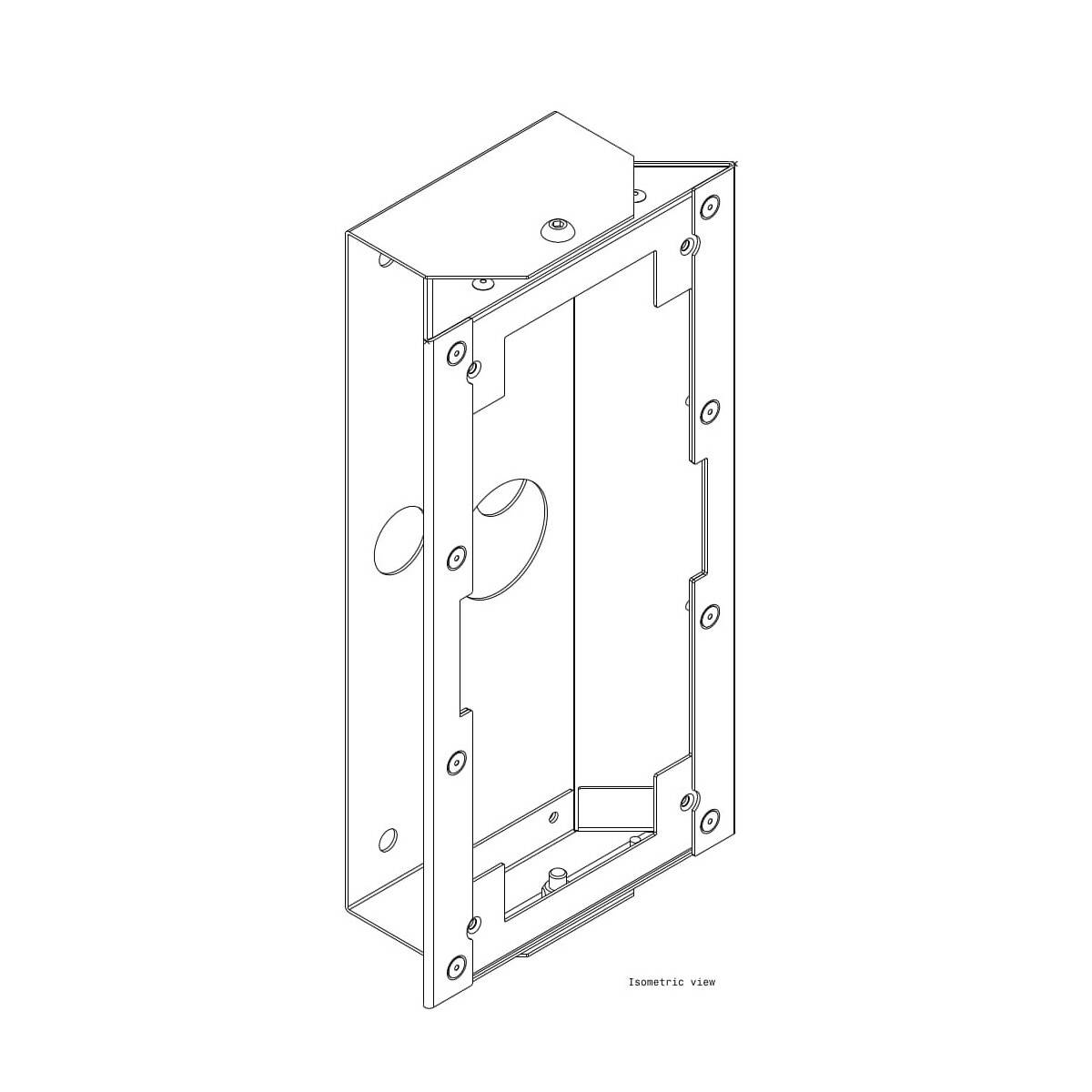 Metzler VDM10 Montagewinkel aus Edelstahl | RAL 7016 Anthrazit