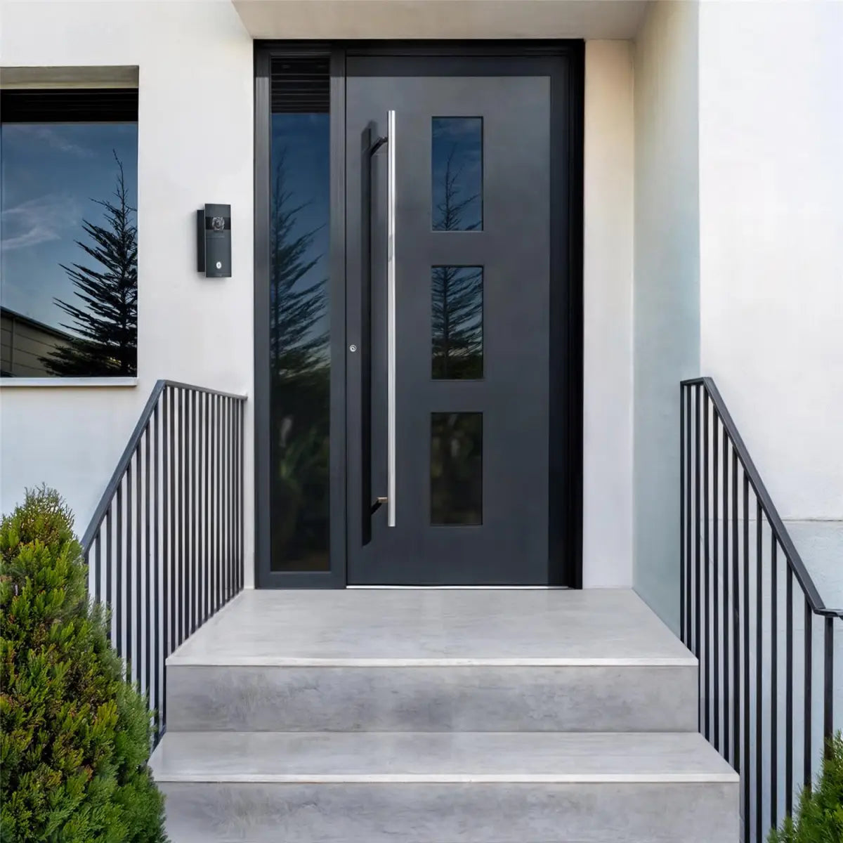 Metzler VDM10 Montagewinkel aus Edelstahl | RAL 7016 Anthrazit
