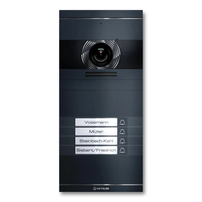 Metzler VDM10 2.0 Neo | 4 Klingeltaster | Austauschbare Namensschilder