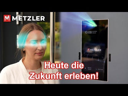 Metzler Türsprechanlage mit Kamera | Gesichtserkennung | Touch-Display | Live-HD-Video | Ein- und Mehrfamilien | SDM10X
